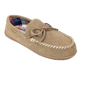 The Vermont Country Store Men's Slippers sz 10 New All Season Suede Moccasin